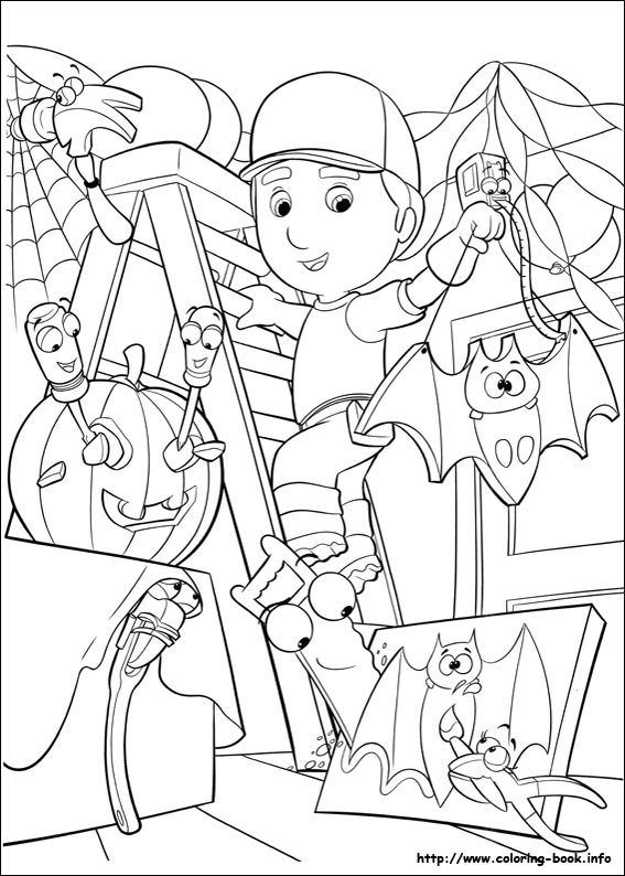 Handy Manny coloring picture