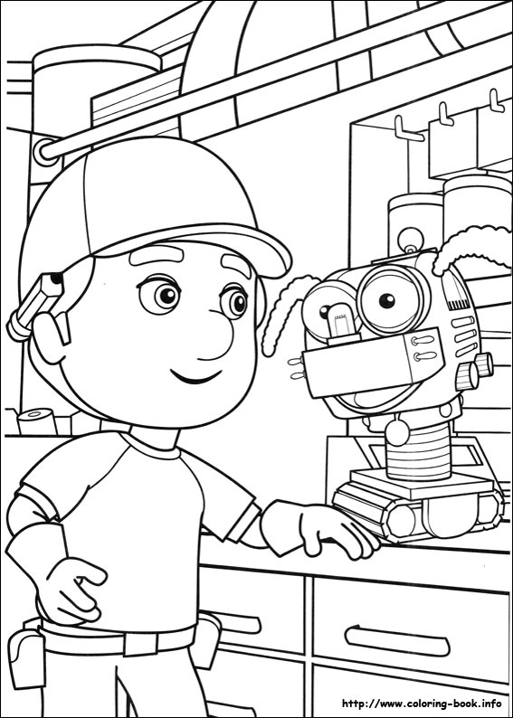 Handy Manny coloring picture