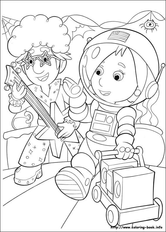 Handy Manny coloring picture