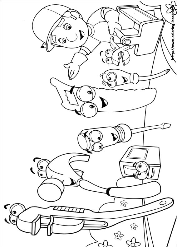 Handy Manny coloring picture