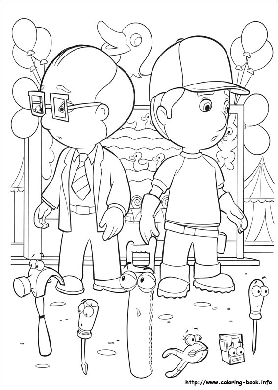 Handy Manny coloring picture