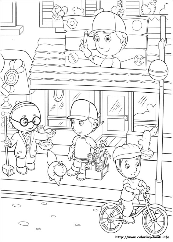 Handy Manny coloring picture