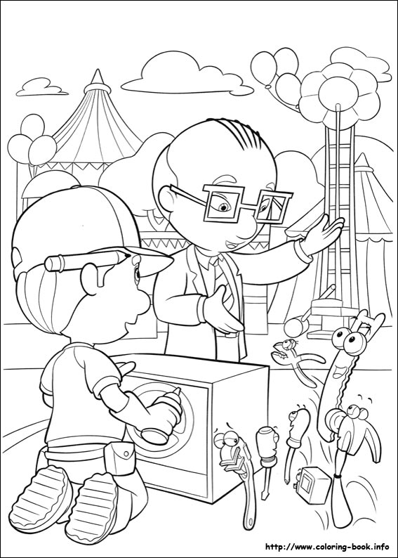 Handy Manny coloring picture