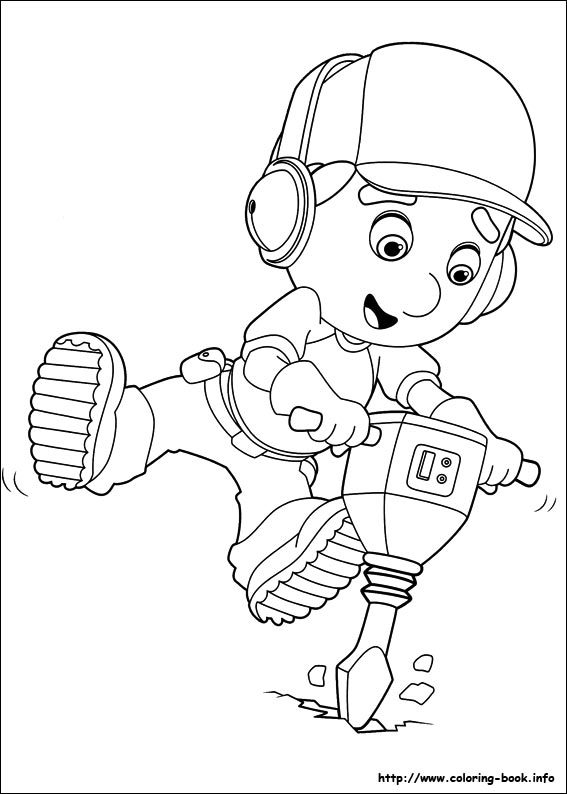 Handy Manny coloring picture