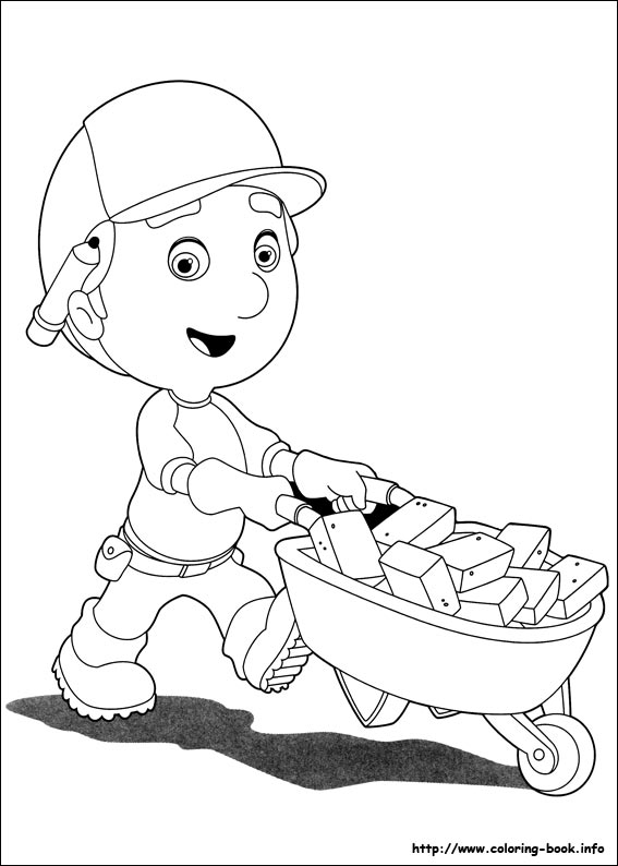 Handy Manny coloring picture