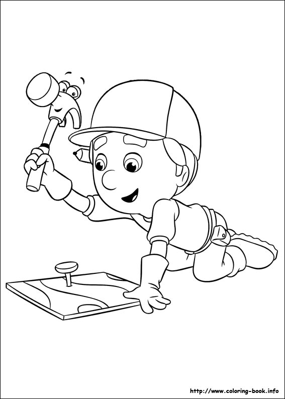 Handy Manny coloring picture