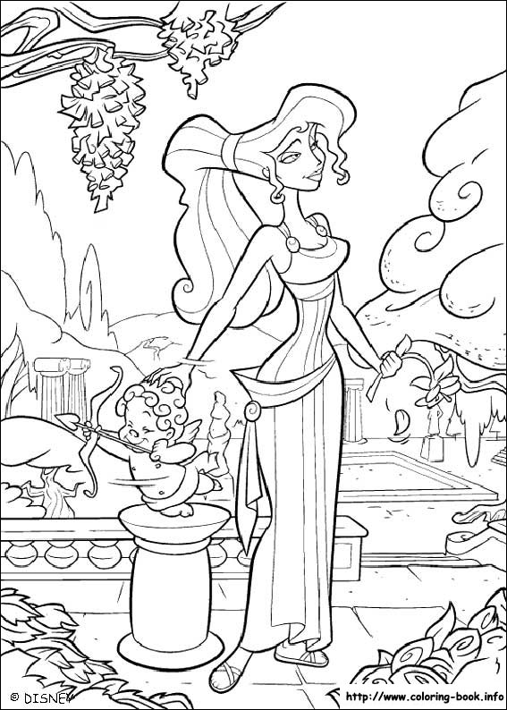 Hercules coloring picture