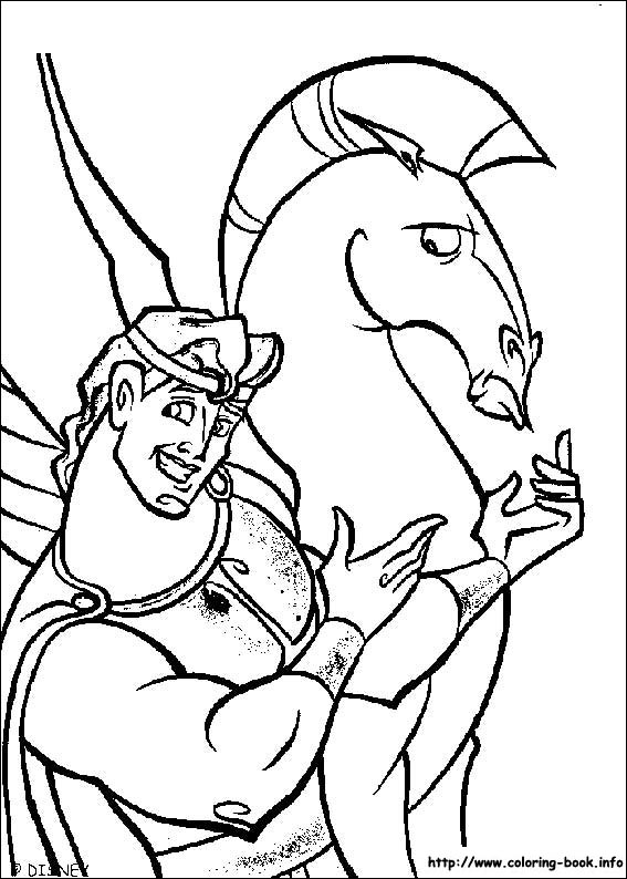 Hercules coloring picture