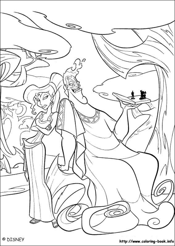 Hercules coloring picture