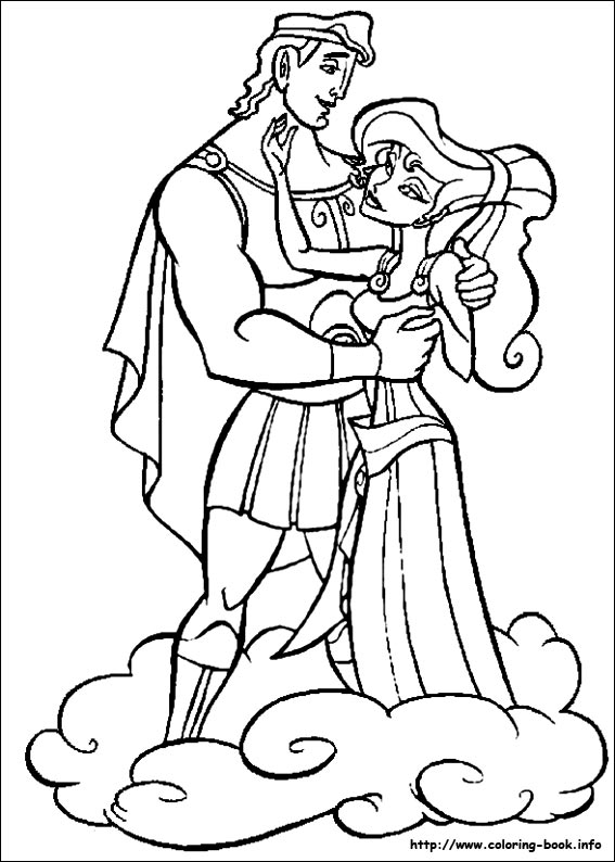 Hercules coloring picture