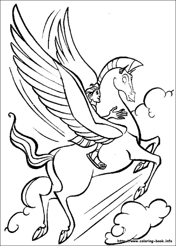 Hercules coloring picture