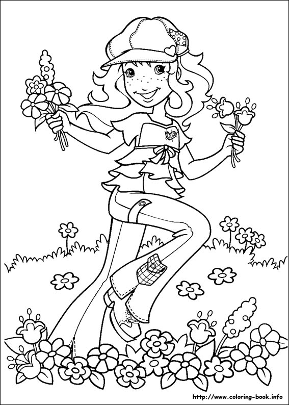 Holly Hobbie coloring picture