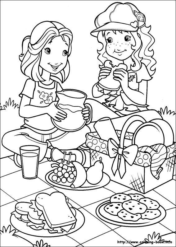 Holly Hobbie coloring picture