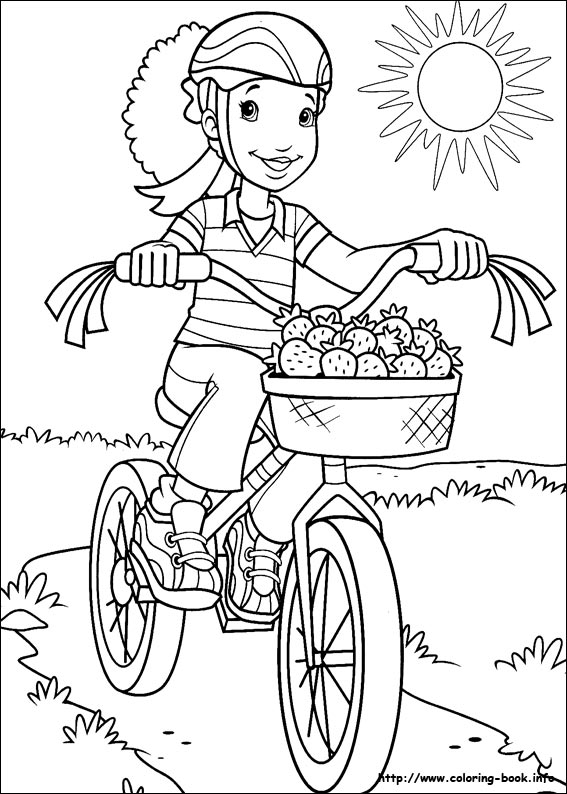 Holly Hobbie coloring picture