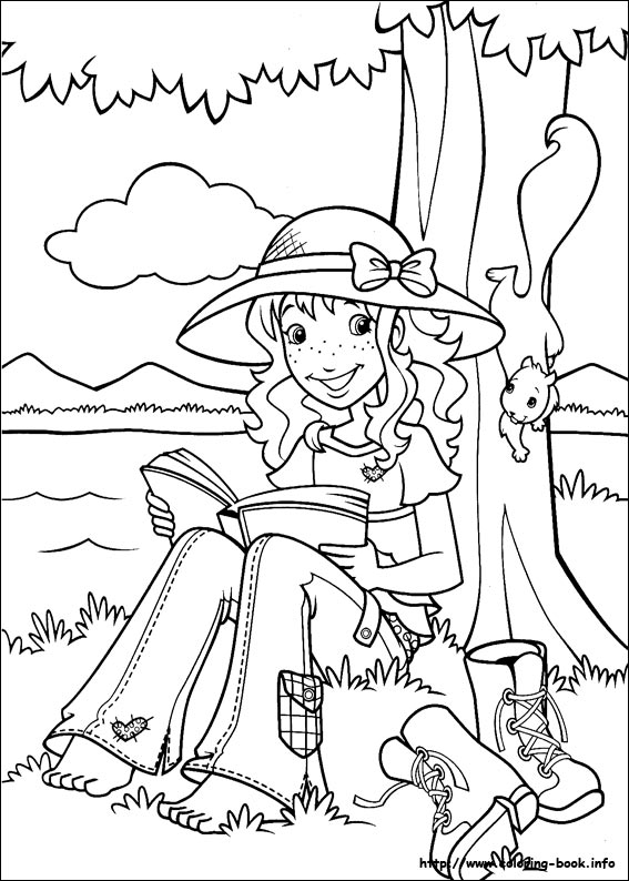 Holly Hobbie coloring picture