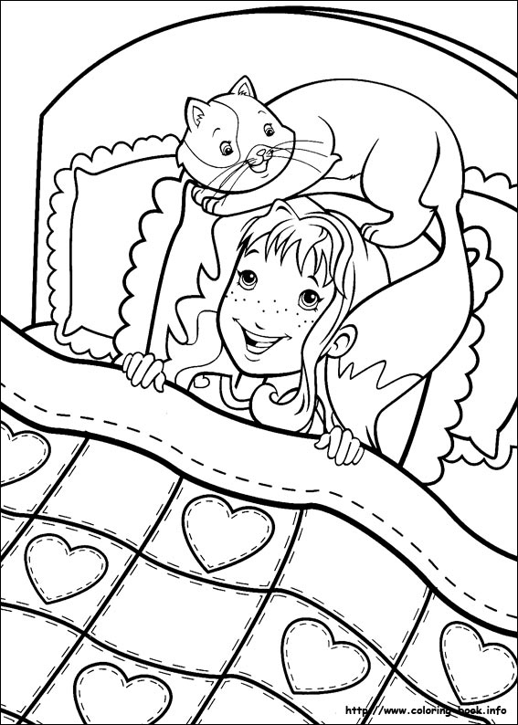 Holly Hobbie coloring picture