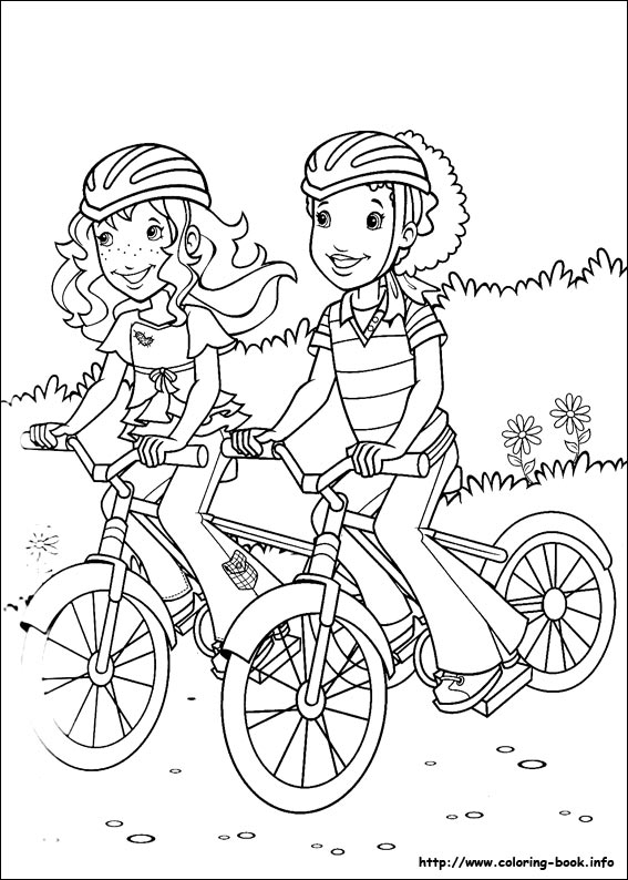 Holly Hobbie coloring picture