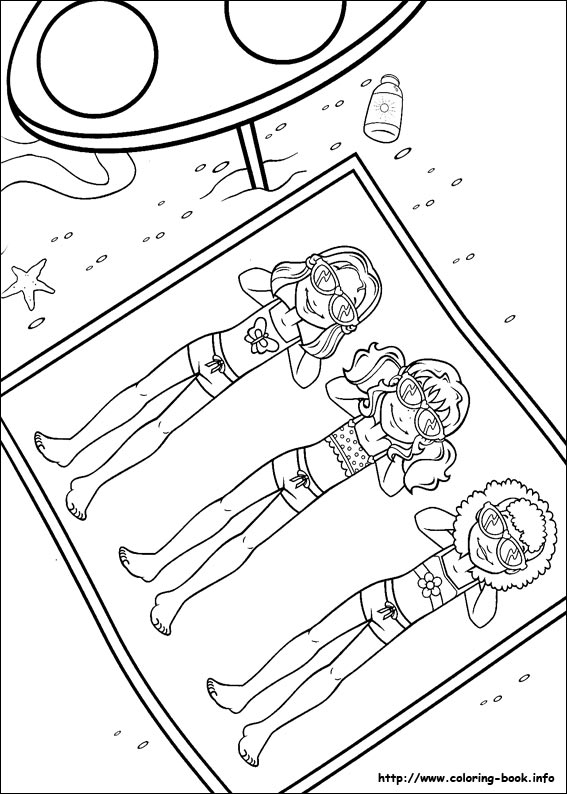 Holly Hobbie coloring picture