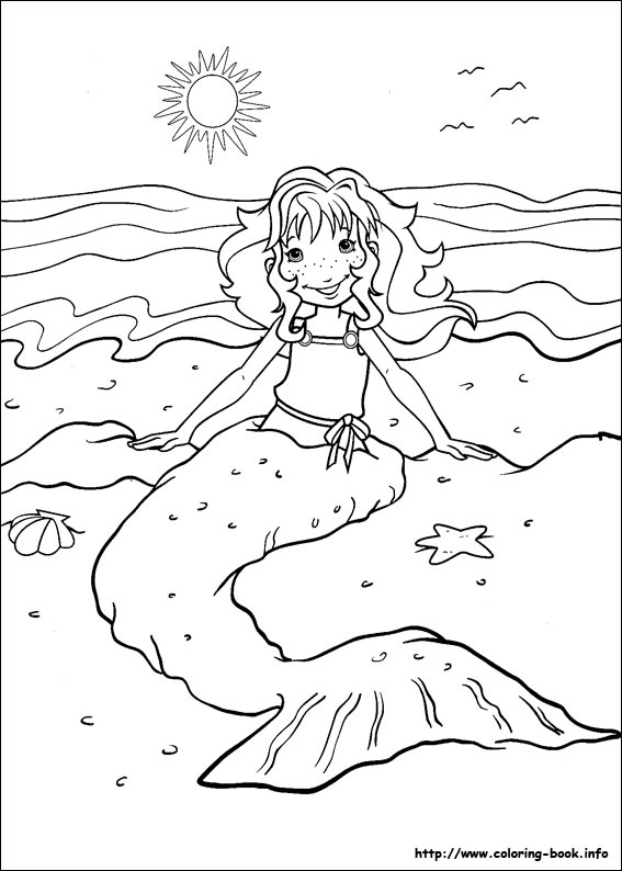 Holly Hobbie coloring picture