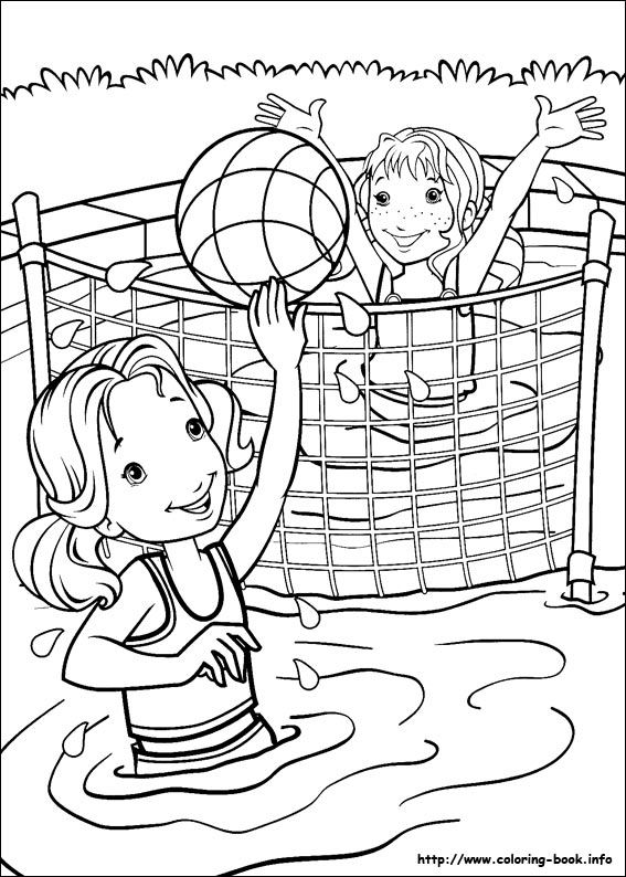 Holly Hobbie coloring picture