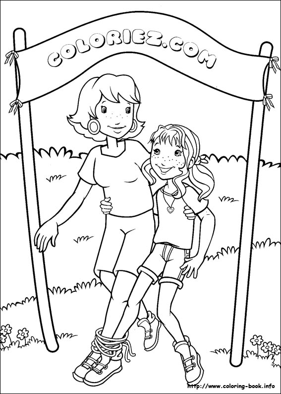 Holly Hobbie coloring picture