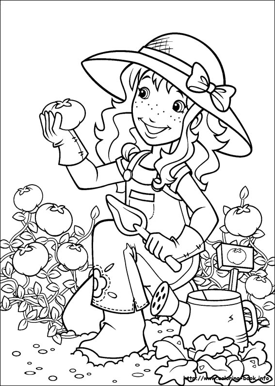 Holly Hobbie coloring picture