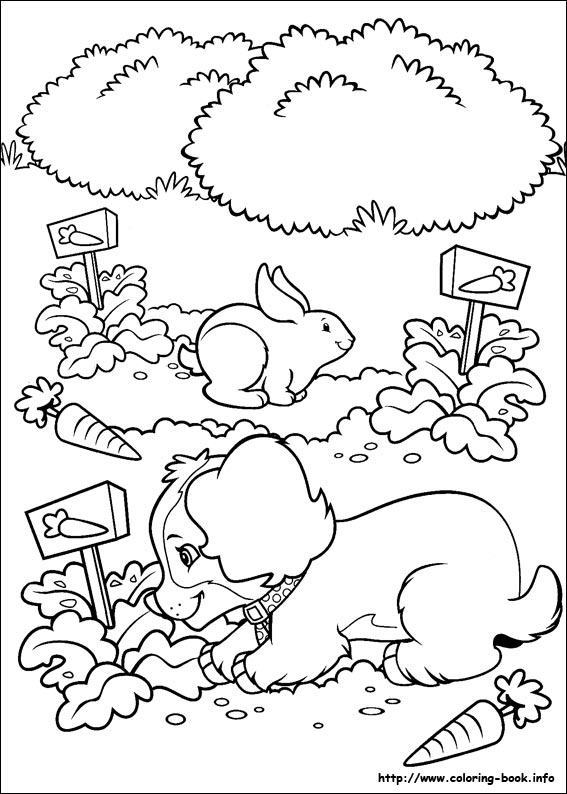 Holly Hobbie coloring picture