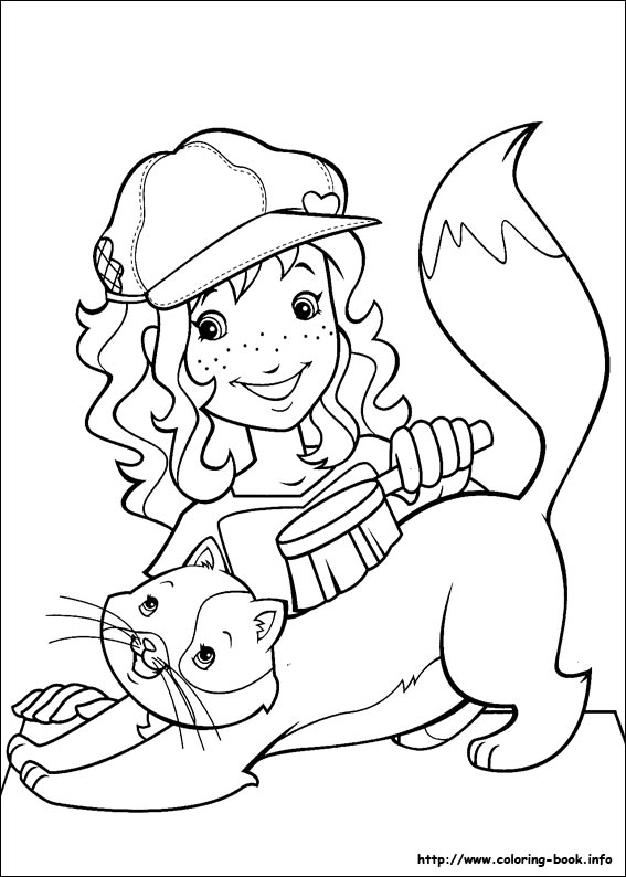 Holly Hobbie coloring picture