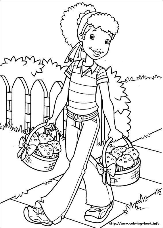 Holly Hobbie coloring picture