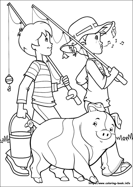 Holly Hobbie coloring picture