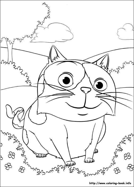 Home coloring picture