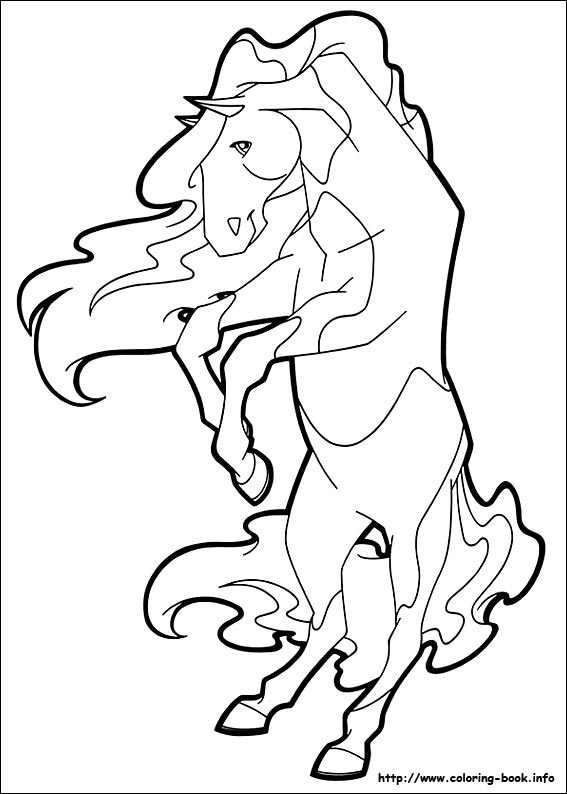 Horseland coloring picture