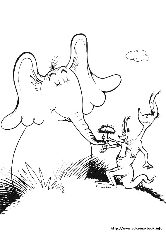 Horton coloring picture