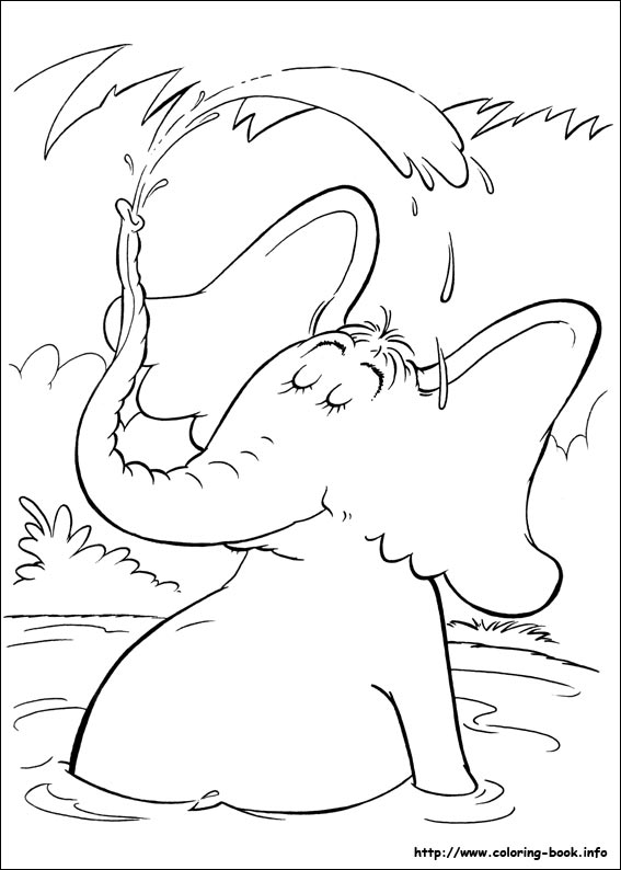 Horton coloring picture