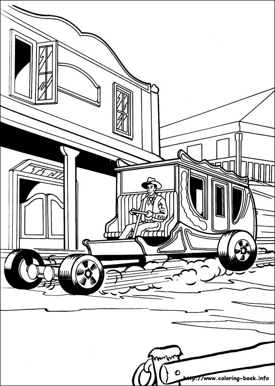 Hot Wheels coloring picture