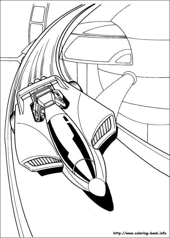 Hot Wheels coloring picture