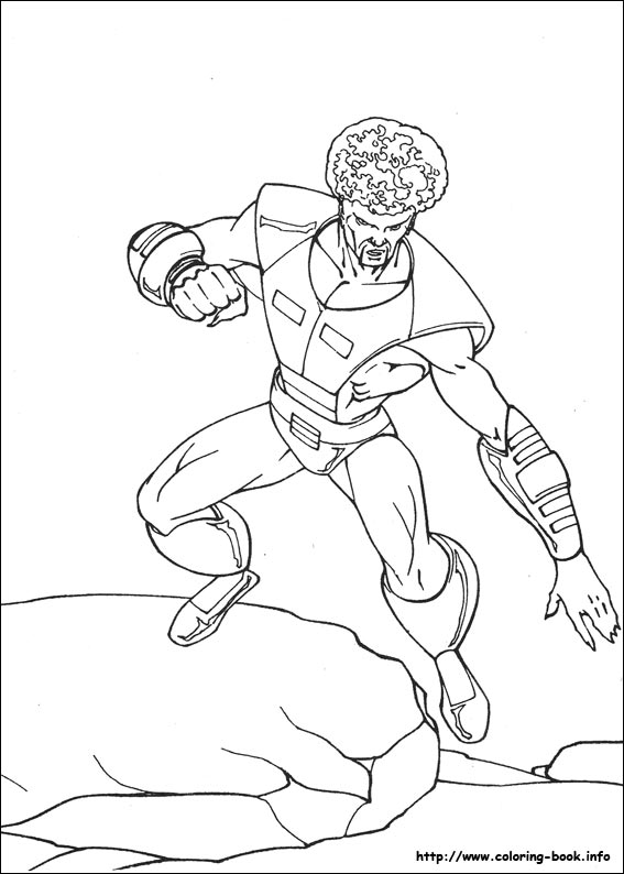 Hulk coloring picture