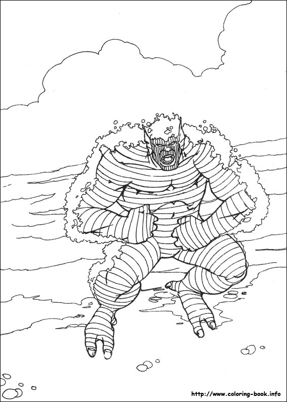 Hulk coloring picture