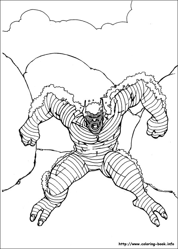 Hulk coloring picture