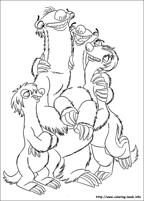 Ice Age : Continental Drift coloring picture