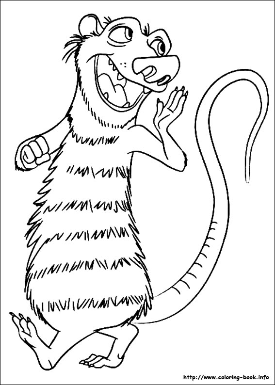 Ice Age : Continental Drift coloring picture