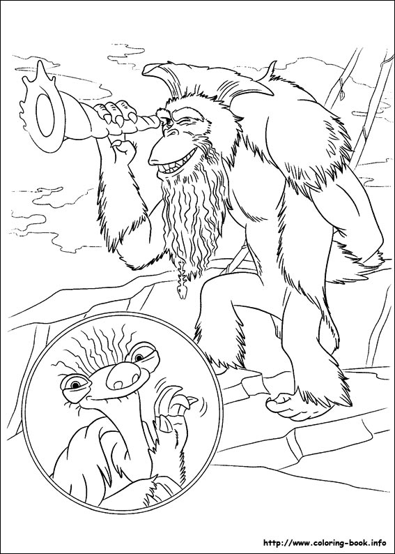 Ice Age : Continental Drift coloring picture