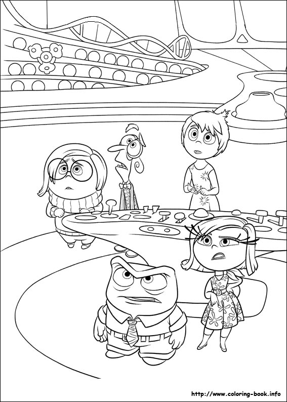 Inside Out coloring picture