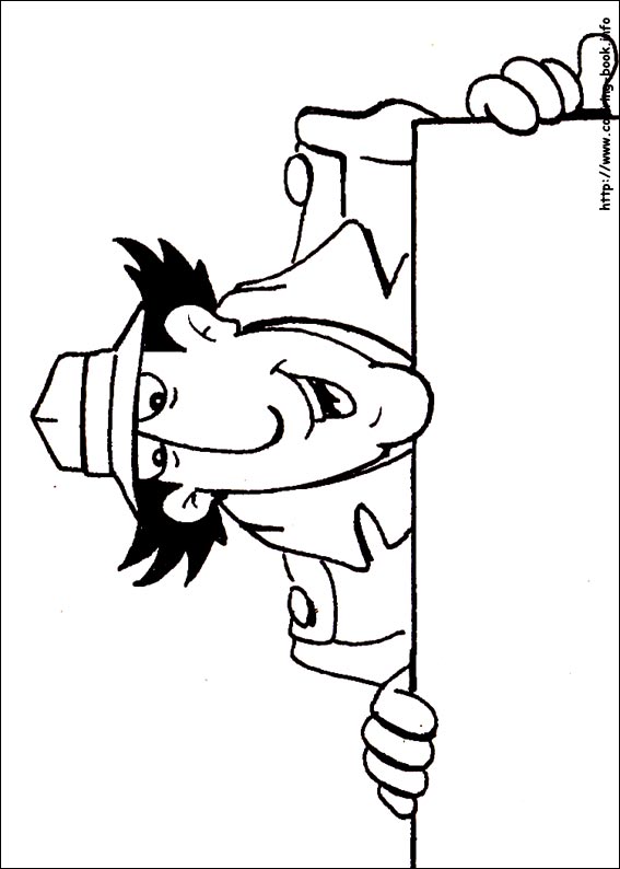 Inspector Gadget coloring picture