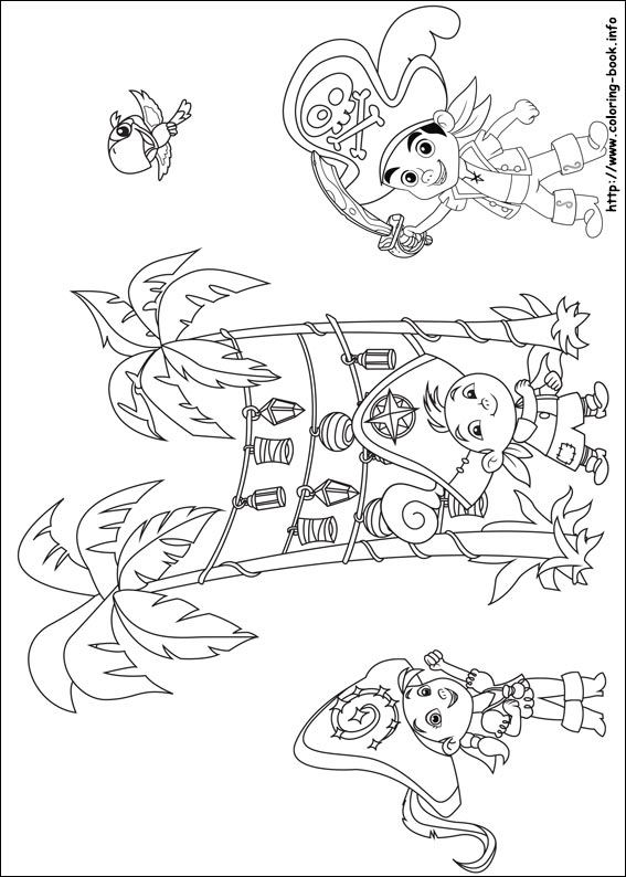 Jake and the Never Land Pirates coloring picture