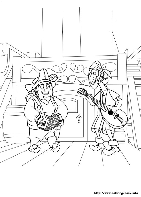 Jake and the Never Land Pirates coloring picture