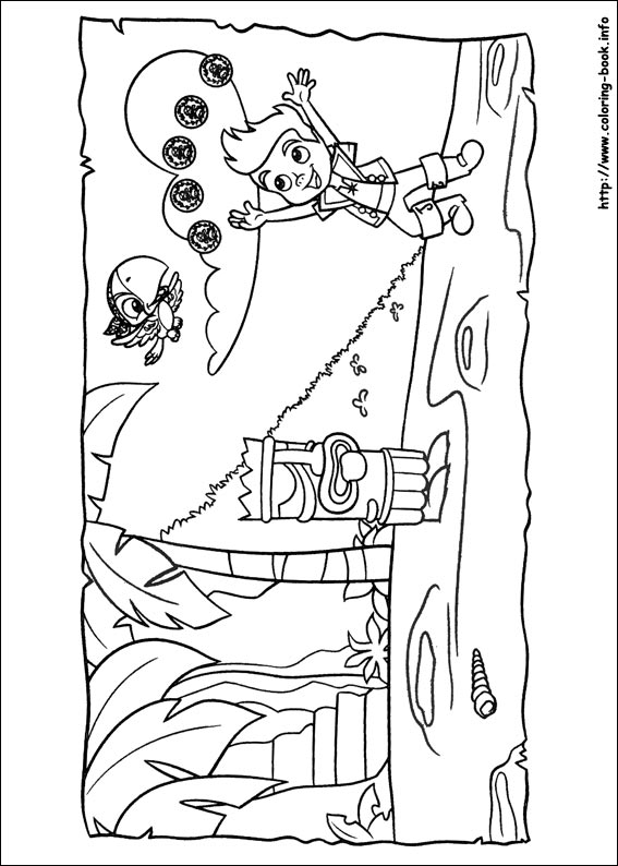 Jake and the Never Land Pirates coloring picture