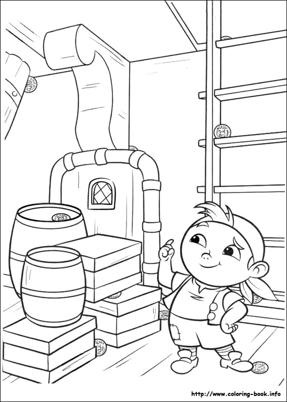 Jake and the Never Land Pirates coloring picture