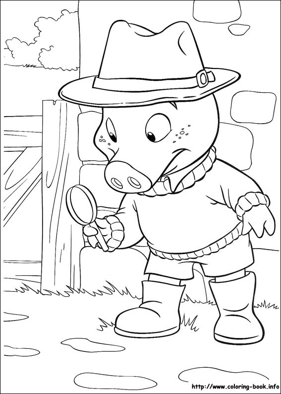 Jakers, Piggley Winks coloring picture