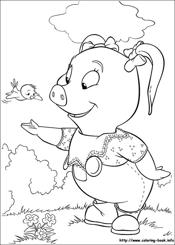 Jakers, Piggley Winks coloring picture